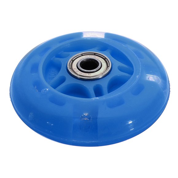 Rueda de patinete Yuarrent Metal para niños 80mm azul