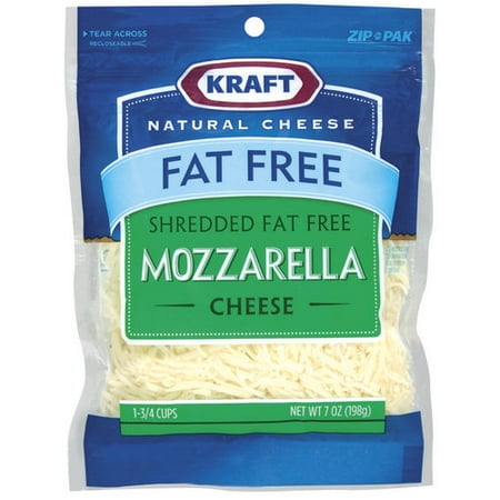 Kraft Natural Cheese Fat Free Shredded Mozzarella Cheese, 7 oz