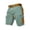 Green, variant on WWV Big and Tall Cargo Shorts for Men Work Shorts for Men Pocket Button Shorts Solid Color Fashion Casual Loose Fit Climb Mountains Workwear Pants Black L