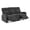 Charcoal Gray, variant on Coaster Hamilton Chenille Upholstered Manual Reclining Sofa in Charcoal Gray