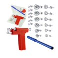 thumbnail image 1 of Clearance Ear Gun Set, Fenull Stainless 12 Pairs Of Ear Lip Nose Umbilical Piercing Tool Ear Nose Umbilical Piercing Machine Stainless Body Ear Piercing Tool 2Ml, 1 of 5