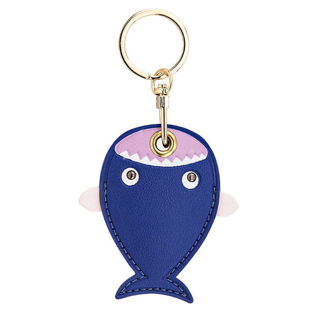 Llavero con funda de cuero con tarjeta de acceso de dibujos animados, llavero creativo y lindo para niña, bolso colgante, regalo personalizado