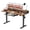 Rustic Brown, variant on 55.1 Inch Electric Standing Desk with 2 Drawers & Keyboard Tray, Adjustable Home Office Desk Ergonomic Sit to Stand Computer Desk with Hooks for Gaming & Work,Black
