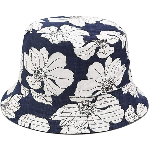 Print Reversible Bucket Hat Fisherman Hats Washable Cotton Bucket Hat for  Women Sun Hat for Women Fishing Hat Women Hats