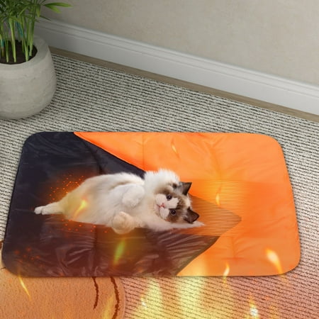 Eolstice Pet Heating Sleeping Bag - Smart Heating Pet Sleeping Bag - 5V Smart Temperature Control Pet Bed - Warm for Camping Travel or Indoor Winter Dogs & Cats Use(C)