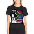 thumbnail image 4 of T-shirt South African Fingerprints  Soft Cotton Adult Heat-Transfer Graphic T-Shirt - 180g Breathable Fabric, Unisex Summer Casual Wear with Durable Heat-Printed Design, 4 of 10