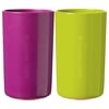 Tommee Tippee No Knock™ Toddler Cup, Green & Purple – 10oz, 18+ months, 2-Pack