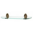 thumbnail image 4 of Classic Traditional 24" x 1.75" Bathroom Shelf, Satin Nickel, 4 of 7