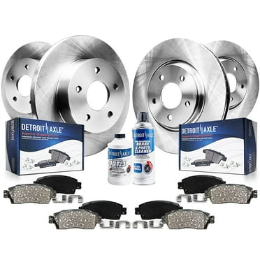 Detroit Axle - Brake Kit for 2005 - 2010 Honda Odyssey Brake Rotors Ceramic Brakes Pads