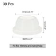 thumbnail image 2 of Uxcell 30pcs Hole Plugs Fit for 19mm(3/4 Inch) Hole, Round Snap Plugs for Home, White, 2 of 5