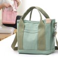 thumbnail image 2 of Bolso de mano para mujer, de lona, tipo bandolera, de gran capacidad, con un solo hombro, de alto nivel, 2 of 6