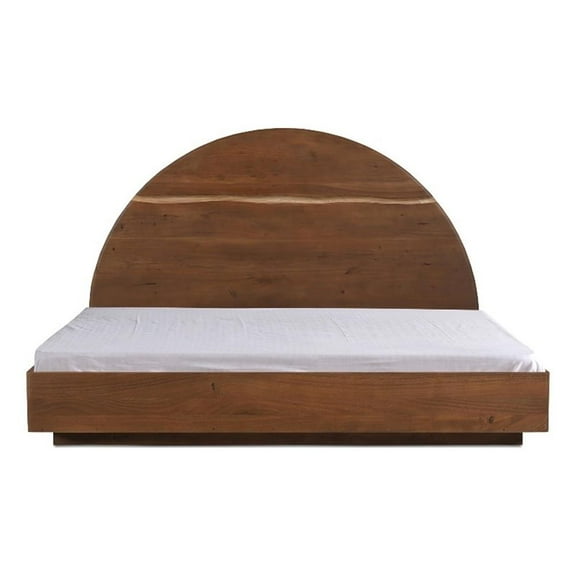 Moe's Home Collection Watson King Bed Brown Wood Beds