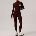 thumbnail image 1 of PISONIC Womens Workout Set Two Piece Racerback Color Block Tank Tops Matching High Waist Leggings Gym Work Out Outfits, 1 of 9