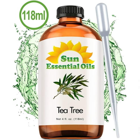 Tea Tree Oil (Large 4 Ounce) Best Essential Oil (Best Smelling Essential Oils For Home)