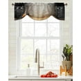 thumbnail image 3 of Music Stage Speaker Guitar Window Curtain Kitchen Cabinet Coffee Tie-Up Valance Curtain Rod Pocket Short Curtain, 3 of 6