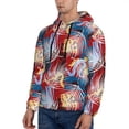 thumbnail image 3 of Haiem Hawaiian Style Patterned Men's Hoodie with Kangaroo Pocket - Ideal Pullover Sweatshirt for Daily Wear, Travel, and Home-Medium, 3 of 7