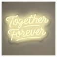 thumbnail image 1 of Letrero De Neón Together Forever Con Luz LED Regulable Para Sala De Juegos, Dormitorio, Bar, Sala De Estar, Fiesta De Cumpleaños, Decoración 40.6cmx27.1cm, 1 of 6