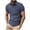 Gray, variant on HomeGardon Mens Shirts Turn Down Collar Short Sleeve,Mens Shirts Turn Down Collar Casual Solid-Color Button Pocket Short Sleeve Turndown Collar Shirt,S-XXXL