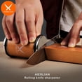 thumbnail image 2 of Afilador de cuchillos AIERLIAN Rolling con diamantes y cerámica marrón, 2 of 6
