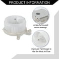 thumbnail image 6 of Unique Bargains No.8710350100 HVAC Heater Blower Motor Assembly for Lexus LS460 LS600h Inner Durable Metal Plastic White, 6 of 6