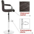 thumbnail image 7 of BestOffice Set of 2 Modern Bar Height Adjustable PU Leather for Dining Room(Brown), 7 of 7