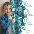 thumbnail image 3 of Blackout Kids Curtains,Paisley Pattern Childrens Insulated Curtains Set Of 2,Bedroom Essentials,Toddler Room Decor 42"x54"(106x137cm), 3 of 4
