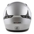 thumbnail image 6 of 1STORM MOTORCYCLE BIKE FULL FACE HELMET HG335 BOOSTER GLOSSY SILVER, 6 of 6