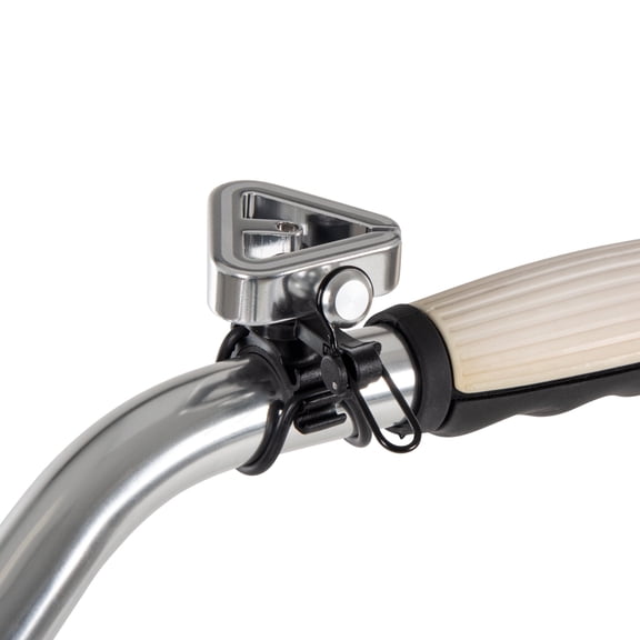 Huffy Modern Ring Bell, Fits Handlebars 22.2-31.8 mm, Easy to Attach, Silver, Unisex