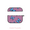 Dark Purple, variant on abbyrose Blue Butterflies AirPod Case