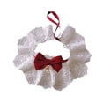 thumbnail image 2 of Collar de Babero de Gato Campo Corbield Trajes de Regalo Suministros de Mascotas Vestidos de Bufanda de Pets Collar para Gatitos Cats Pet Dog, 2 of 9