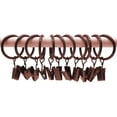 thumbnail image 2 of Metal Curtain Rings with Clips, Heavy Duty Curtain Hooks for Drapes, Curtain Hangers Clips, Drapery Curtain Clip Rings, 2 of 6