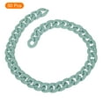 thumbnail image 3 of Unique Bargains 50Pack Acrylic Linking Chain Rings, 23mm Plastic C-Clips for DIY, Bean Color, 3 of 7