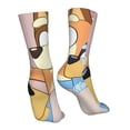 thumbnail image 4 of Lsque Bluey Print Women's Men's Novelty 16in Crew Socks Cotton Socks Knee High Socks for Walking,Running,Nurses,Pregnancy, 4 of 6