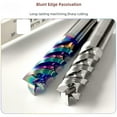 thumbnail image 3 of End Mill 3 Flutes Aluminum Milling Cutter High Performance Machining Tool Tungsten Carbide Coated , High Precision, 3 of 5