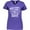 Purple, variant on Inktastic Brave Smart Loyal Kind Fun Loved All of the Above Women's V-Neck T-Shirt