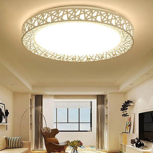 LED Stepless Dimming Ceiling Lamp Bird Nest ceiling light Shaped Round Ceiling Light for Bedroom Hotel Office