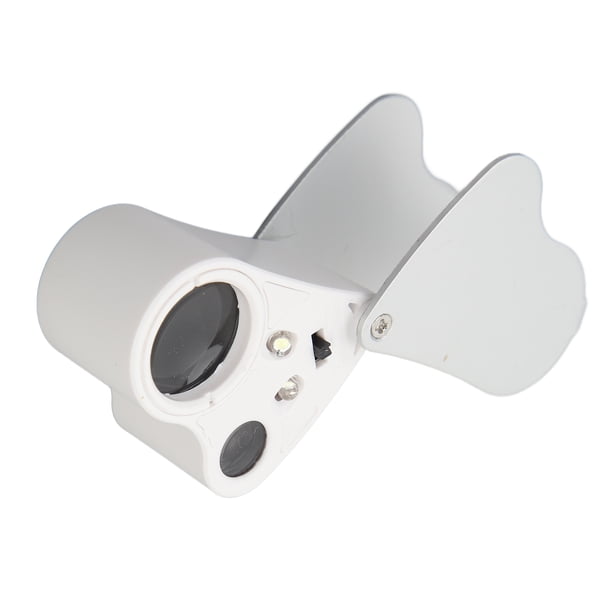 Mini microscopio con luz LED lente dual 30X 60X Microscopio de bolsillo con luz LED para plantas para monedas ANGGREK Otros