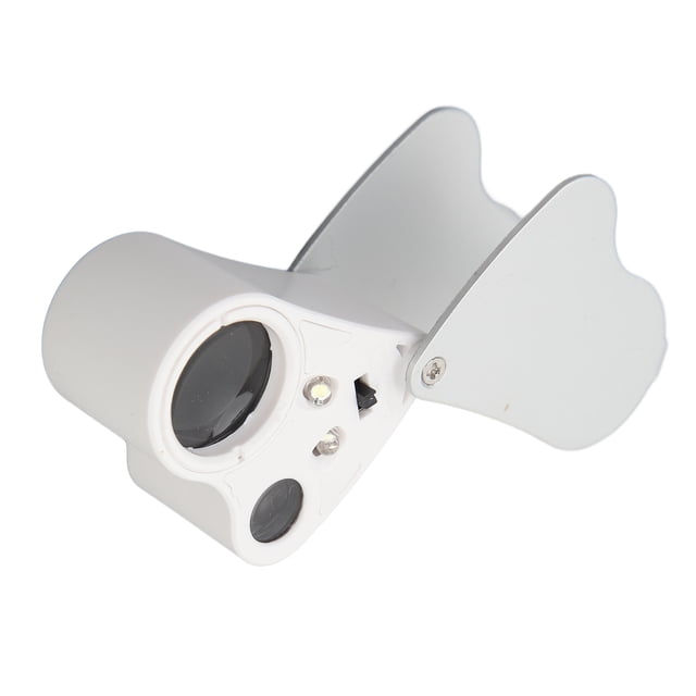 Mini microscopio con luz LED lente dual 30X 60X Microscopio de bolsillo con luz LED para plantas para monedas ANGGREK Otros