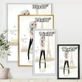 thumbnail image 4 of Designart Cute Girl By The Tour Eiffel In Paris FLOAT FRAME WALL ART, 4 of 4