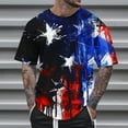 thumbnail image 2 of T-shirt pour Hommes, Tissu en Polyester à Séchage Rapide, Design Découpé en 3D, Col Rond Incurvé, Respirant pour le Sport, Léger pour la Gym, la Course, le Cyclisme, le Basketball, 2 of 5