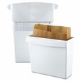 thumbnail image 3 of Sanitary Napkin Receptacle with Rigid Liner, Plastic, White | Bundle of 2, 3 of 7