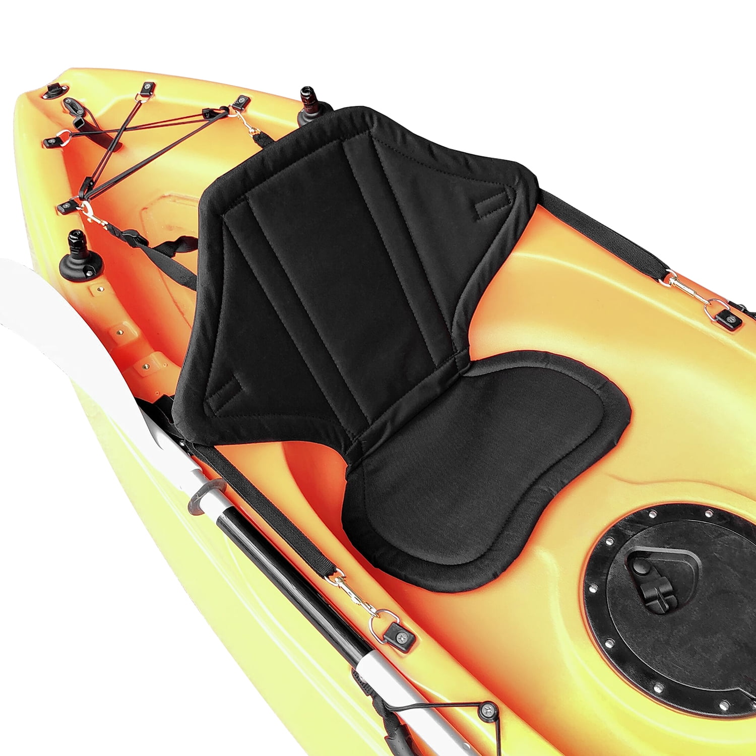 Lixada Water Repellent Children Kayak Seat with Back Support Kids High Back Canoe Seat Boats Cushioned Seat Pad for Outdoor Watersports 