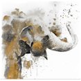 thumbnail image 1 of Great BIG Canvas | "Water Elephant with Gold" Art Print - 20x20, 1 of 4