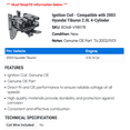 thumbnail image 2 of Ignition Coil - Compatible with 2003 Hyundai Tiburon 2.0L 4-Cylinder, 2 of 2