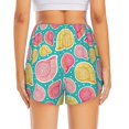 thumbnail image 4 of Running Shorts for Women, Corloful Seashells Workout Athletic Shorts with Pockets, Lounge Yoga Shorts Women, 4 of 7
