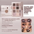 thumbnail image 4 of Paleta de sombras de ojos Lamora Nude 12 Neutral Matte & Shimmer, 4 of 9