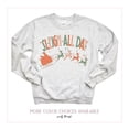 thumbnail image 2 of Christmas Sweatshirt Sleigh All Day Sweatshirt Funny Christmas Shirt Groovy Santa Reindeer Festive Women's Holiday Shirts XMAS Gift For Her, Merry Christmas Shirt, 2 of 3
