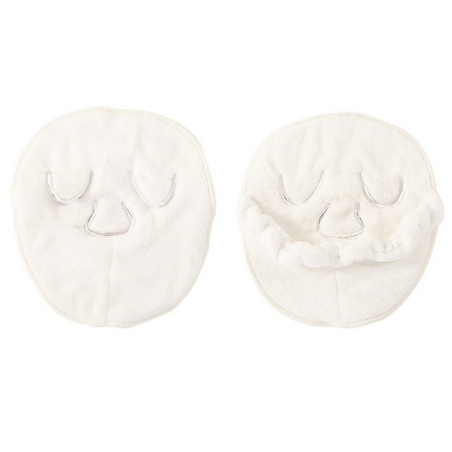 Coofit Serviette de Visage Réutilisable : Serviette Faciale en Polaire Corail pour la Maison