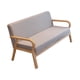 thumbnail image 3 of sofá de la sala,Sillón sofá sillón Respaldo Cuerpo Sofá,Sofá de salón interior con estructura de madera.,Sofá minimalista moderno para dormitorio de oficina en Gris Amarillo, 3 of 9