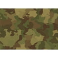 thumbnail image 1 of Ahgly Company Machine Washable Indoor Rectangle Transitional Dark Yellow Green Area Rugs, 3' x 5', 1 of 7